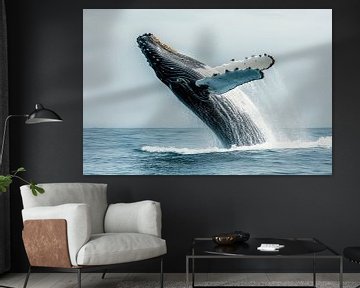Walfisch Sprung von Poster Art Shop
