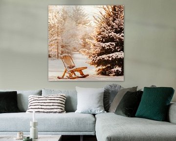 Winterlandschap van Poster Art Shop