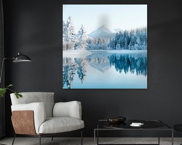 Winterlandschap van Poster Art Shop