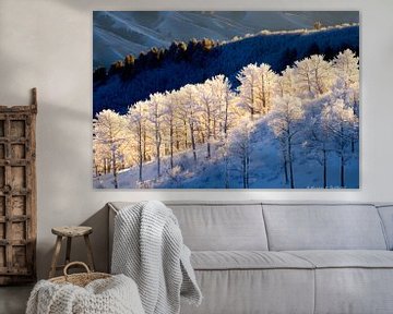 Winter magisch landschap van Poster Art Shop