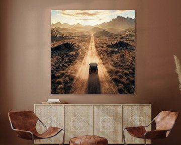 Desert Road Adventure by Poster Art Shop