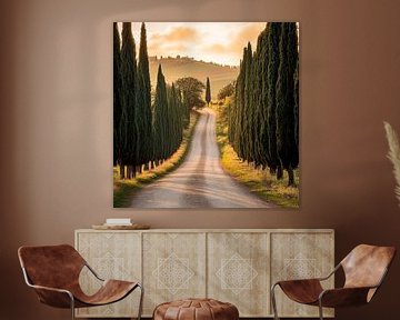 Cypres pad van Poster Art Shop