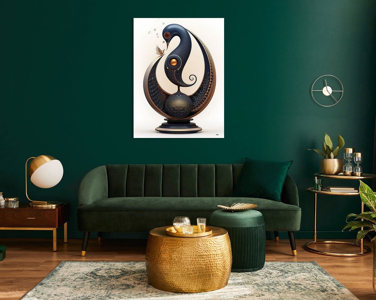 Example of the artwork in a room