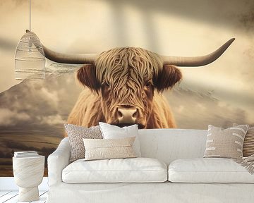 Hoogland koe Schotse koe Koeien van Niklas Maximilian