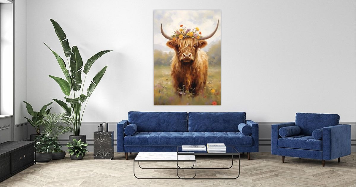 Mojo Farmland Hoogland Koe - 387199 online kopen? | Speelgoed