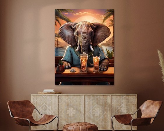 Example of the artwork in a room