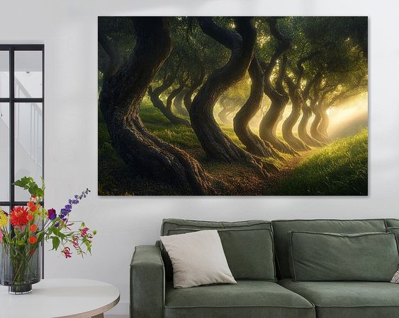 Example of the artwork in a room