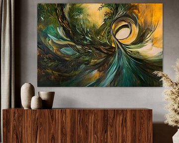 Fantasie boom beweging van Poster Art Shop