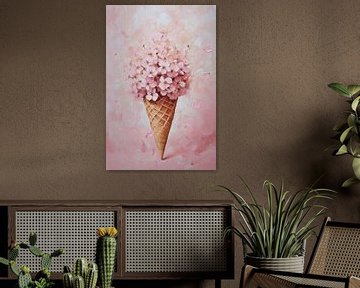 Droom van ijsbloemen van Poster Art Shop