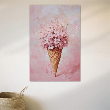 Droom van ijsbloemen van Poster Art Shop