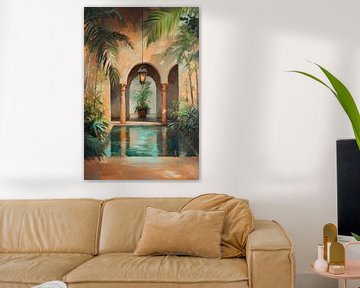 Tropisch paradijs van Poster Art Shop