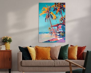 Tropisch paradijs van Poster Art Shop