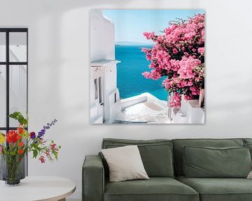 Bloeiende kust van Poster Art Shop