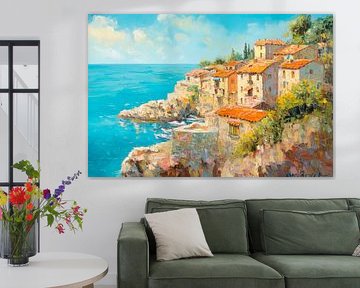 Coastal town idyll by Poster Art Shop