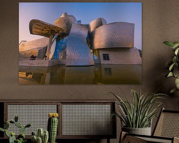 Het Guggenheim Museum, Bilbao van Henk Meijer Photography