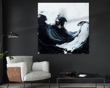 Black waves by Poster Art Shop