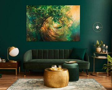 Verwarde natuur van Poster Art Shop