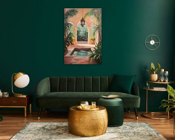Tropisch paradijs van Poster Art Shop
