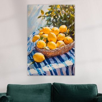 Lemon basket by Poster Art Shop