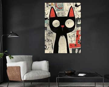 Verwunderte Katze von Andreas Magnusson