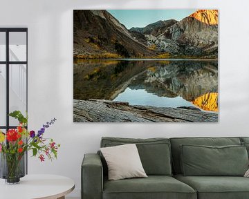 Convict Lake zonsopkomst Sierra Nevada California van Marja Spiering