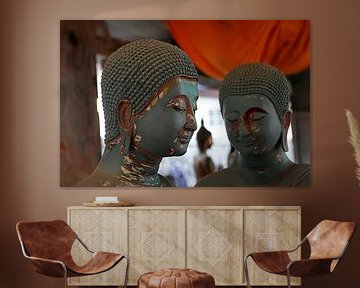 Buddha statues in the making. Thailand by John van Liempt