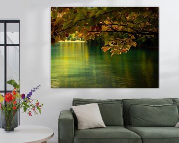 Alpsee in de herfst
