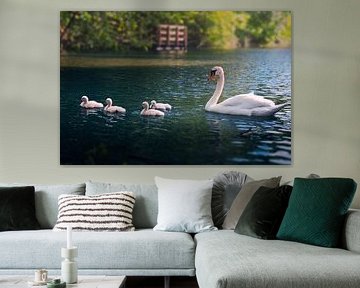 Friedliche Familienreise auf dem See