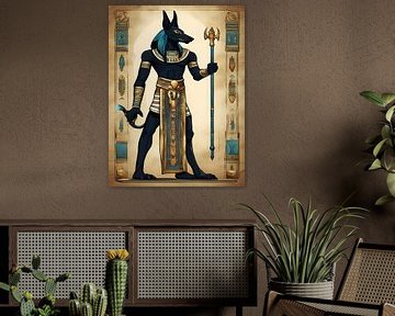 Anubis van Egypte van Art Kingdom