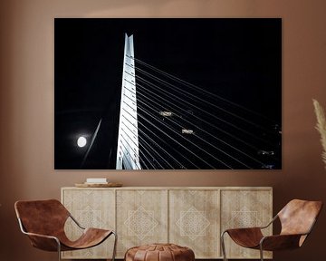 Pont Erasmus de nuit