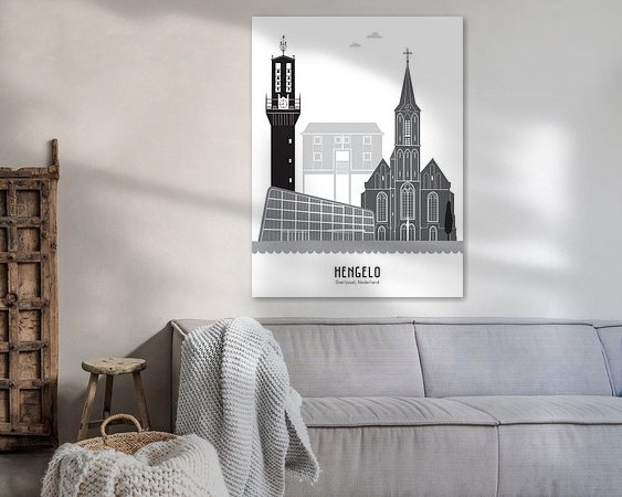 Example of the artwork in a room