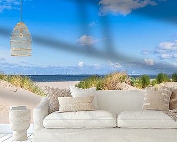 Dunes of Goeree and Kwade Hoek in panorama by eric van der eijk