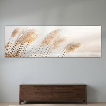 Poesie am Meer – Zartes Pampasgras von Melanie Viola