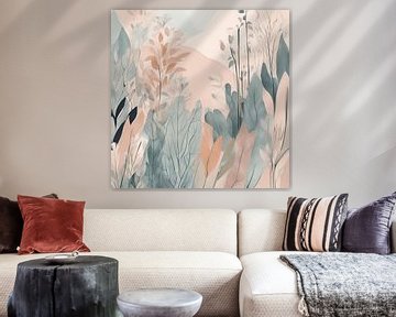 Pastel plant van CanvasbyCaro