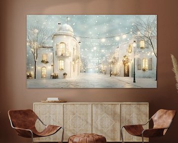 Ville lumière en hiver sur Heike Hultsch