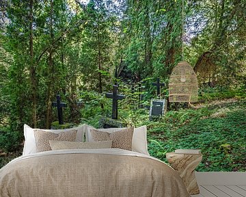 Verborgen rustplaats diep in het bos