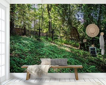 De laatste rustplaats diep verborgen in het bos