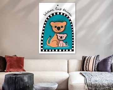 Welkom lief Kleintje van Aukje Kerkhof