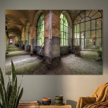 Farbiger Korridor von Perry Wiertz