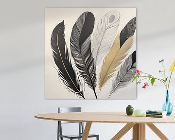 Abstract gold veren