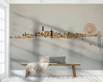 Canada goose pod shelter by Tanja van Beuningen