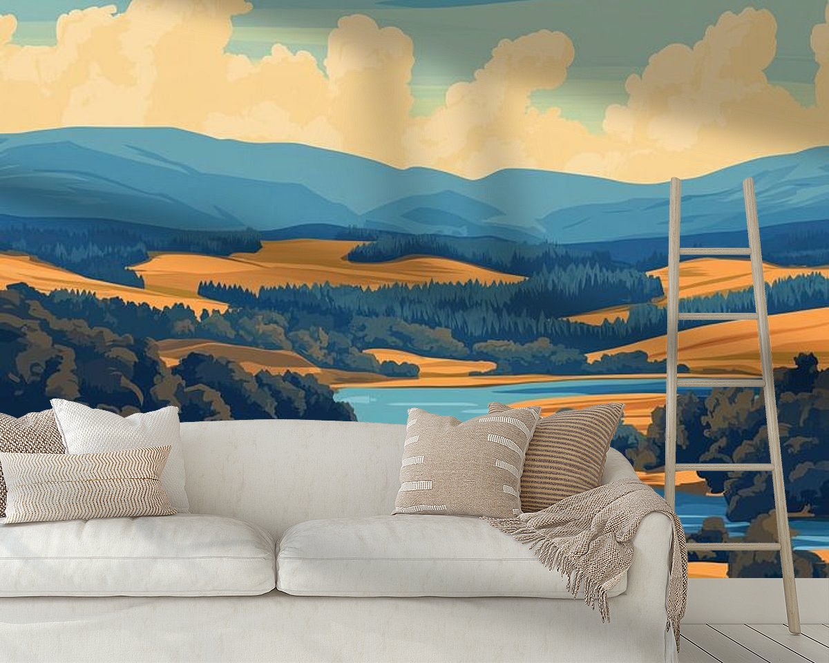 Example of the artwork in a room