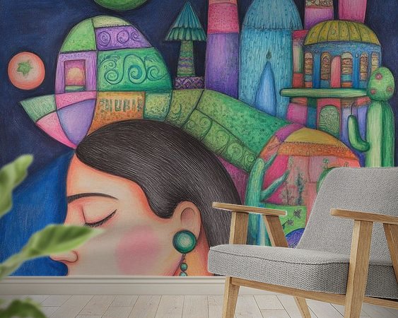 Example of the artwork in a room