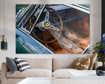 Ferrari 275 GTB klassieke grand tourer sportwagen dashboard van Sjoerd van der Wal Fotografie