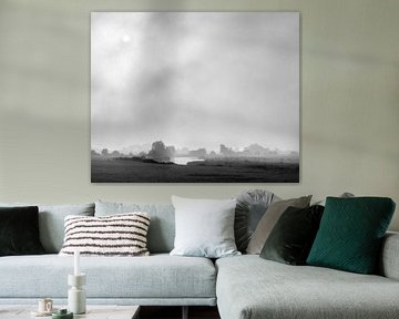 amerong oberer Polder im Morgennebel