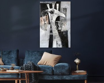 Abstract giraffe by Poster Art Shop