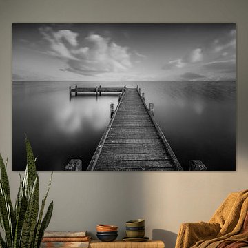 Scaffolding in Black and White by Martin Bredewold