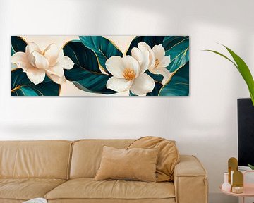Blooming magnolias by Poster Art Shop
