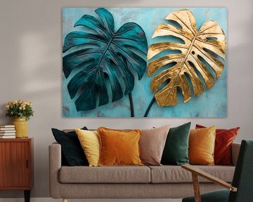 Bladeren decor van Poster Art Shop