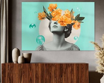 Flower wreath beauty by Poster Art Shop